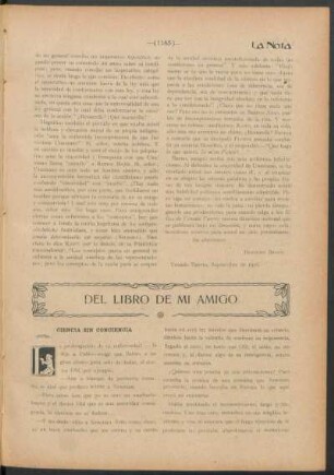 Del libro de mi amigo