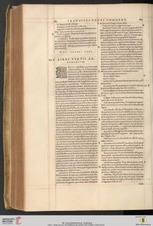 Libri tertii argumentum