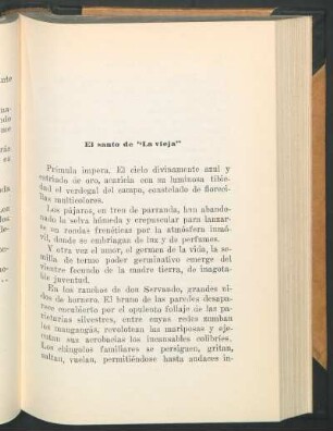 El santo de "La vieja"