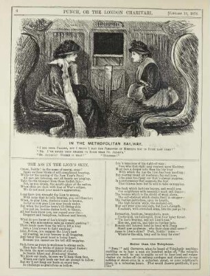 In the metropolitan railway