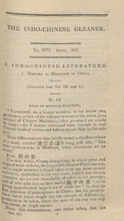No. XVI. April, 1821