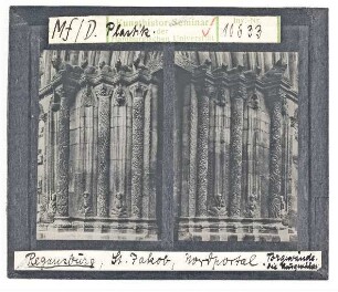 Regensburg, St. Jakob: Nordportal, Gewände