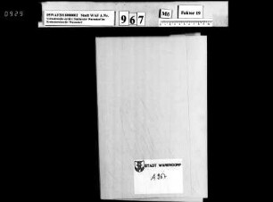 Rechnungen des allgemeinen Armenverwalters (Emonitor pauperum)