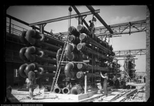 Montage der Kühlanlage B 29