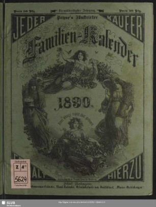 34.1890: Payne's illustrirter Familien-Kalender