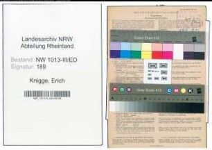 Entnazifizierung Erich Knigge , geb. 27.06.1904 (Lehrer)