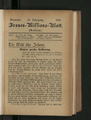 Dezember 1912
