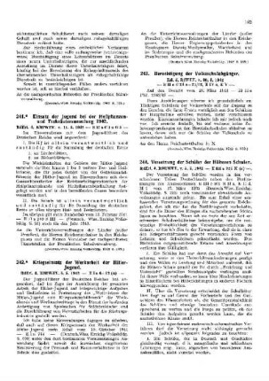 Versetzung der Schüler der Höheren Schulen : [Amtliche Erlasse] ; [Amtlicher Teil]