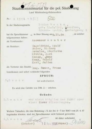 Lenke, Louise