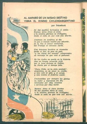 El amparo de un mismo destino vibra el himno chilenoargentino