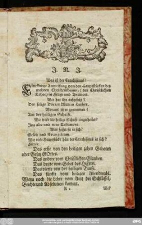[Das erste Hauptstück. Von den zehen Geboten.]
