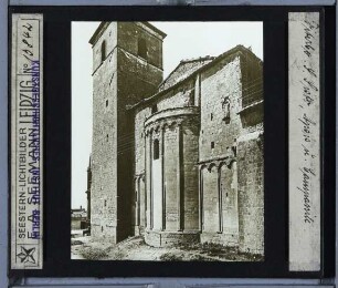 Viterbo, San Sisto : Ansicht von Osten