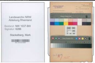 Entnazifizierung Mark Von Stackelberg , geb. 16.12.1896 ()