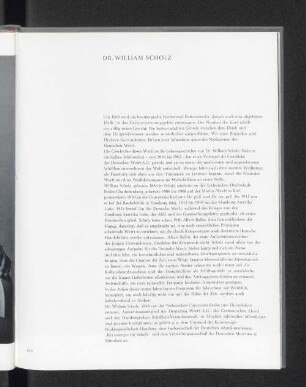 Dr. William Scholz