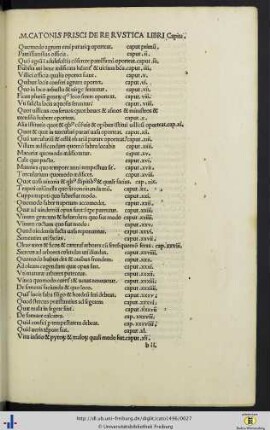 Marcus Porcius Cato: De re rustica.