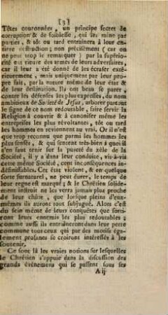 Lettre d'un théologien François a un théologien des Pays-Bas, Sur l'état présent des Jésuites