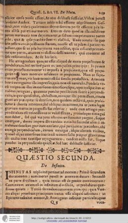 QUAESTIO SECUNDA.