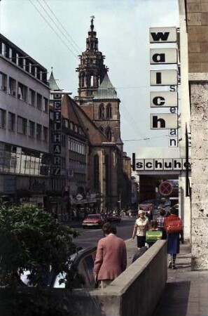 Heilbronn: Kaiserstraße mit Kilianskirche