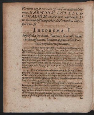 Theorema I. - VI. Et Postremum.