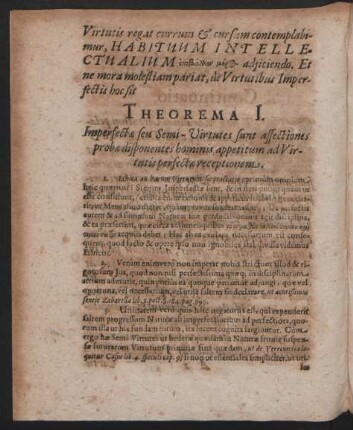 Theorema I. - VI. Et Postremum.
