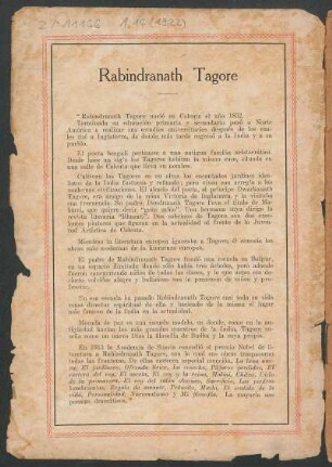 Rabindranath Tagore