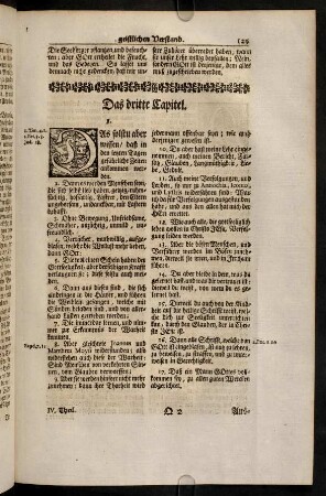 123-134, Das dritte Capitel