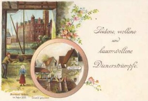 Seidene, wollene und baumwollene Dienerstrümpfe