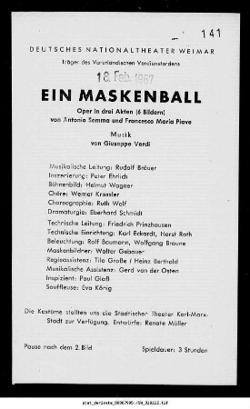Ein Maskenball