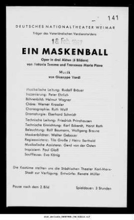 Ein Maskenball
