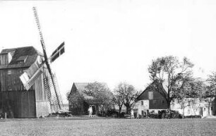 Obercunnersdorf. Heinrichsmühle, Bockmühle und Gehöft, Ansichtskarte, um 1910/20, Repro