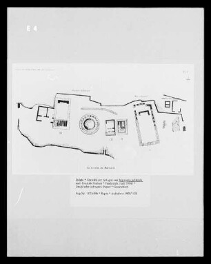 Grundriß der Anlagen von Marmaria in Delphi nach Frederik Poulsen