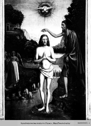 Szenen aus dem Leben Johannes' des Täufers : Die Taufe Christi
