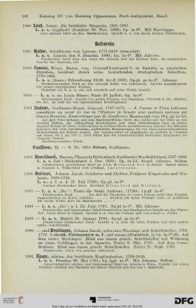 Schweiz (Nr. 1081-1102)