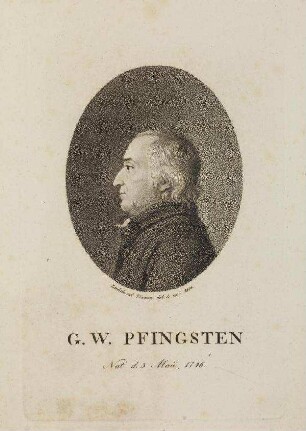 Bildnis von Georg Wilhelm Pfingsten (1746-1827)