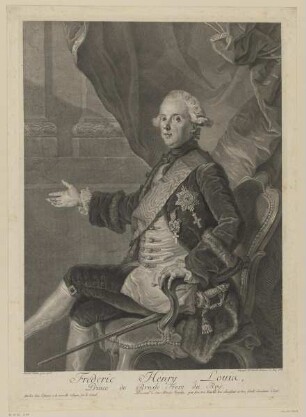 Bildnis des Frederic Henry Louis de Prusse