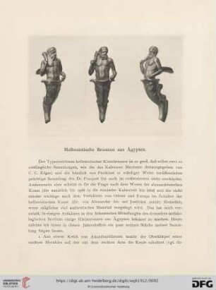 Hellenistische Bronzen aus Ägypten