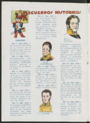 Recuerdos históricos