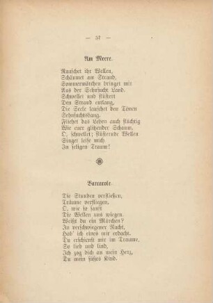 Barcarole