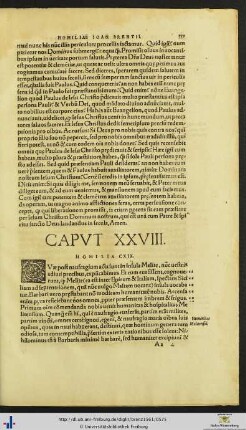 Caput XXVIII