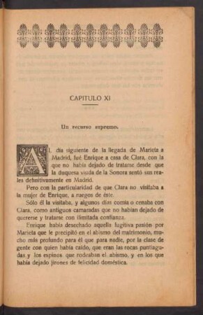Capítulo XI - Un recurso supremo.