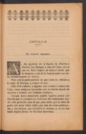 Capítulo XI - Un recurso supremo.