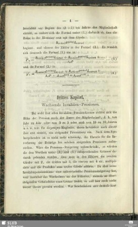 Drittes Kapitel. Wachsende Invaliden-Pensionen