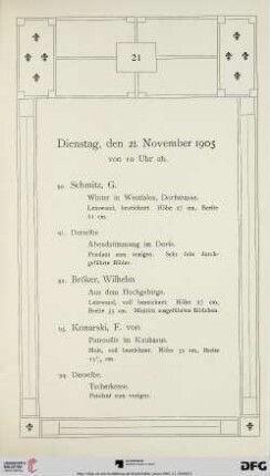 Dienstag, den 21. November 1905 (Nr. 90-174)