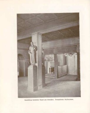 Ausstellung kirchlicher Kunst aus Schwaben. Evangelischer Kirchenraum