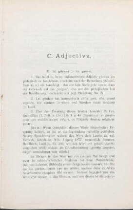 C. Adjectiva.