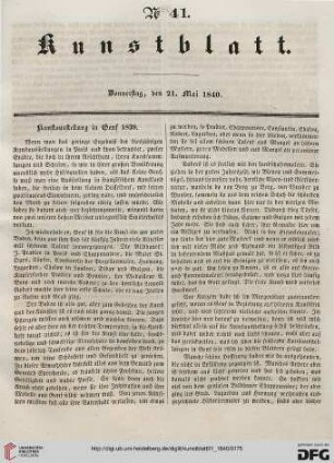 Nr. 41 - 50 (21. Mai 1840 - 23. Juni 1840)