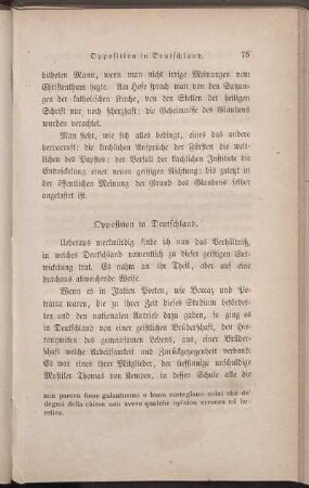 Opposition in Deutschland.