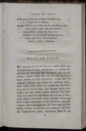 Ebbe und Fluth