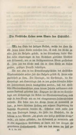 349-398 Die kirchliche Lehre vom Amte der Schlüssel