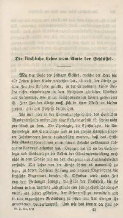 349-398 Die kirchliche Lehre vom Amte der Schlüssel